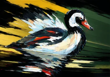 Dieren: zwarte zwaan 4