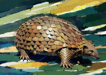 Dieren: pangolin 1