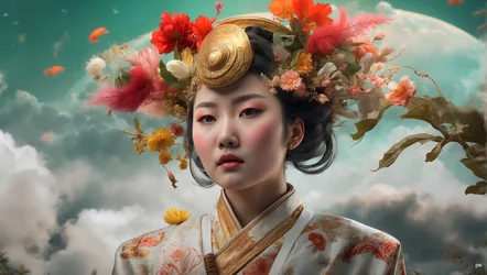 Droomachtige scène Japans 01