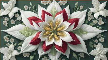 mandala: Amaryllis elementen_01