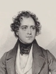 Portret van de componist Johann Vesque von Püttlingen