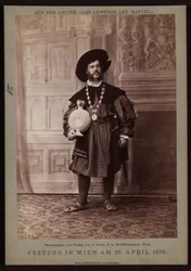 Jean Roth, schoorsteenveger tijdens de Makart-optocht van 1879