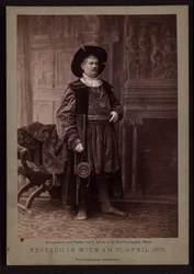 Johann Sigl, meester-vlechtwerker bij de Makart-optocht van 1879