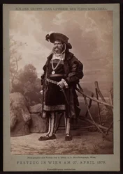 Jos. Ullmann, slager, tijdens de Makart-optocht van 1879