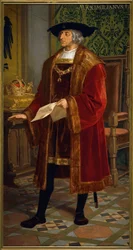 Portret van Maximiliaan I van Oostenrijk