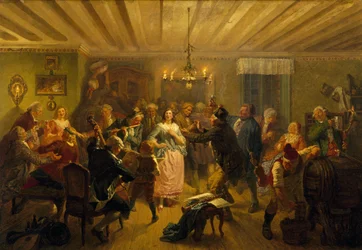 Het concert bij Tre Byttor, 1860