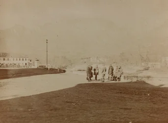 Santa Giustina (zwart-wit foto)