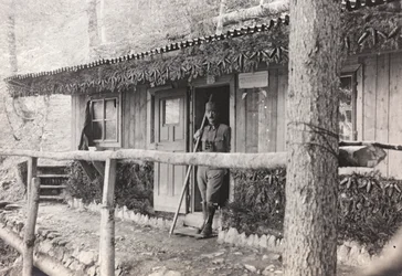 Album "Meine weltkriegs - Erinnerungen South-West Front (Karinthië, Italië, Zuid-Tirol) 31/03/1915-12/11/1918 - Josef Zohles Wenen": commandokantoor