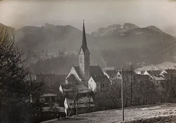 Album "Meine weltkriegs - Erinnerungen South-West Front (Karinthië, Italië, Zuid-Tirol) 31/03/1915-12/11/1918 - Josef Zohles Wenen": uitzicht op Hermagor-Pressegger