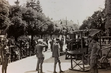 Album "Meine weltkriegs - Erinnerungen South-West Front (Karinthië, Italië, Zuid-Tirol) 31/03/1915-12/11/1918 - Josef Zohles Wenen": Oostenrijkse soldaten
