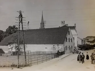 Album "Meine weltkriegs - Erinnerungen South-West Front (Karinthië, Italië, Zuid-Tirol) 31/03/1915-12/11/1918 - Josef Zohles Wien": Russische gevangenen aan het werk