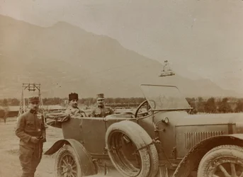 Album "Meine weltkriegs - Erinnerungen South-West Front (Karinthië, Italië, Zuid-Tirol) 31/03/1915-12/11/1918 - Josef Zohles Wien": Turkse generaal in een oorlogsgebied