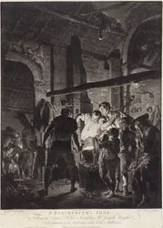 Een Smidse, gegraveerd door Richard Earlom (1743-97)