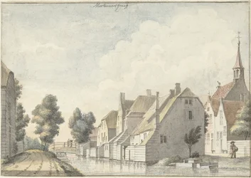 Het dorp Molenaarsgraaf in de Alblasserwaard
