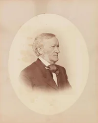 Portret van de componist Richard Wagner, ca. 1870