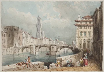 Florence, geplakt in Thomas Moodys Journal of a tour through Switzerland and Italy, 1822