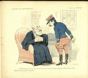 illustratie uit Album of the Intransigent: Het jaar 1900 (druk)
