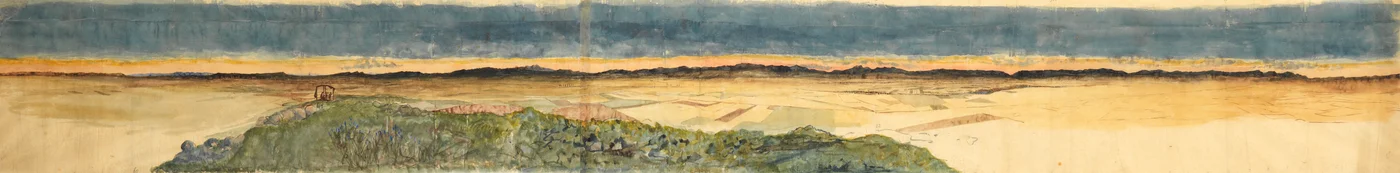 Schets van de effecten van de totale zonsverduistering zoals gezien in het noorden van Spanje, 1860