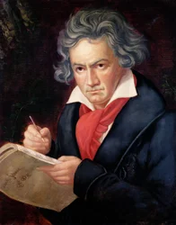 Ludwig van Beethoven (1770-1827) componeert zijn 