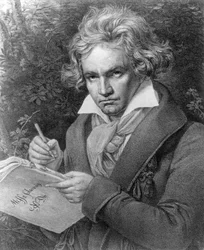 Ludwig van Beethoven componeert zijn 