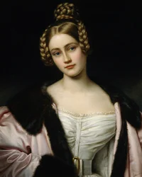 Portret van Caroline Grafin Holnstein