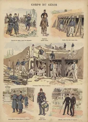 Militaire ingenieurs van het Franse leger