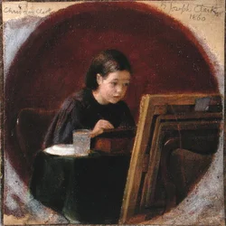 Portret van Christina Mary Clark, ca. 1860