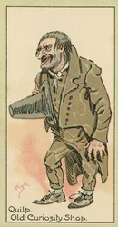 Quilp, Old Curiosity Shop (kleurenlitho)