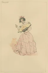 Cleopatra, of De Eerbare Mevrouw Skewton, c.1920s