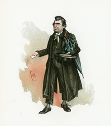 Mr Whackford Squeers, illustratie uit 