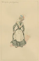 De gastvrouw van het landhuis, ca. 1920s