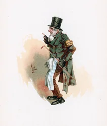 Trotty Veck, illustratie uit 