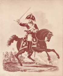 Officier, 2e Regiment Life Guards Waterloo Periode, 1812-1815 1909