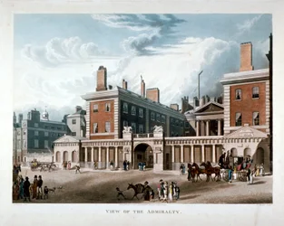De Admiraliteit, Whitehall, Westminster, Londen, 1818
