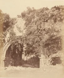 Kirkstall Abbey. Ruïnes aan de zuidkant