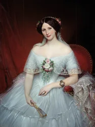 Portret van Madame Pouchet, vrouw van dokter Archimede Pouchet