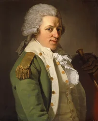 Portret van de Kunstenaar, Halflang, in een Groene Jas en Met een Stok