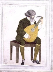 Portret van Arnold Dolmetsch