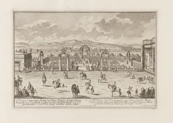 Rijschool van Graaf Paar in Wenen, 1719