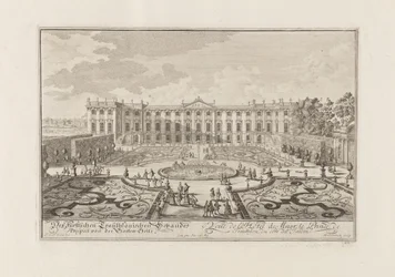 Het Palais Trautson in Wenen, 1719
