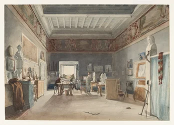 Een Studio in de Villa Medici, Rome