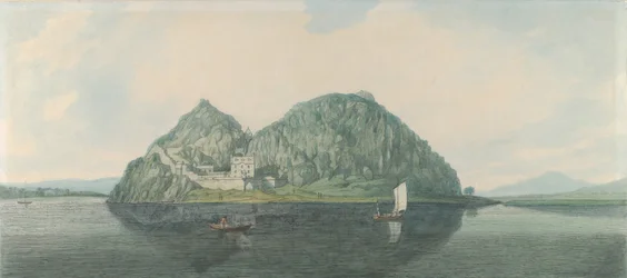 Dumbarton Rock vanuit het zuiden
