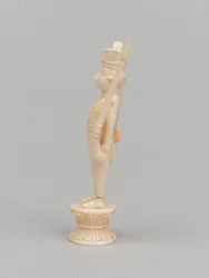 Witte pion, schaakstuk, India, circa 1820