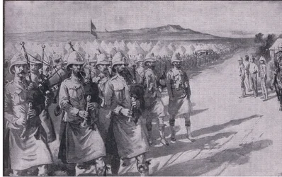 Begrafenis van generaal Wauchope