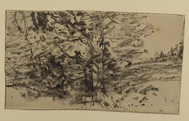 Studie van bomen, 1870