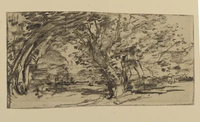 Studie van bomen, 1870