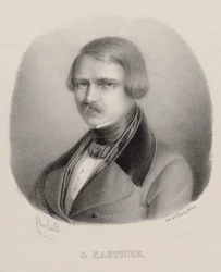 Portret van de componist Jean-Georges Kastner 1810-1867