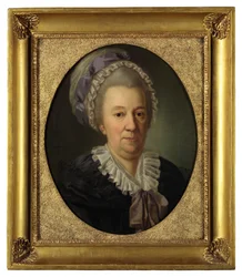 Portret van Prinses Yekaterina Ivanovna Cherkasova 1727-1797, geboren Hedvig Elisabeth von Biron, 1781
