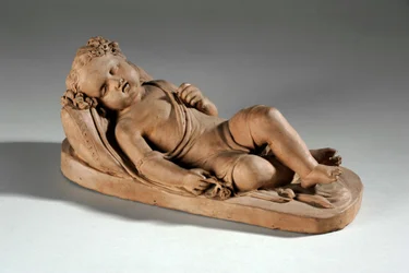 Maquette voor Jane Gott als een baby in het bos