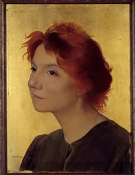Portret van Yvette Guilbert (1867-1944) zangeres